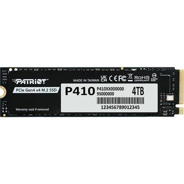 Patriot P410 P410P4TBM28H PCI-Express 4.0 M.2 4 TB SSD
