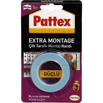 Pattex 1871238 Çift Taraflı Extra Montaj Bant