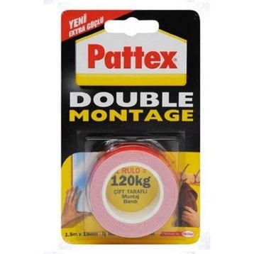 Pattex 1871238 Çift Taraflı Extra Montaj Bant