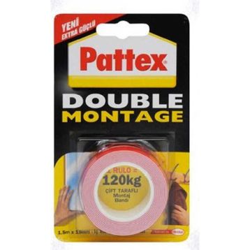 Pattex 19 mm x 1.5 m Double Montaj Bandı