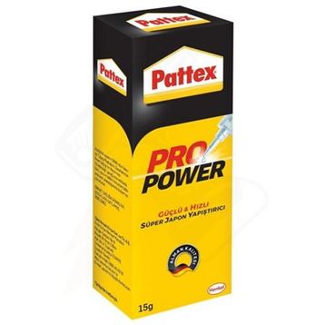 Pattex 5745641 Pro Power 15 gr Güçlü Hızlı Süper Japon Yapıştırıcısı