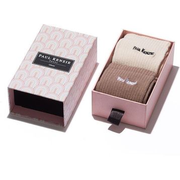 Paul Kenzie Urban Vintage Collection 2'li Nakış Logolu Unisex Çorap