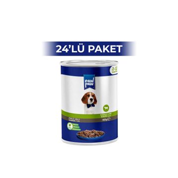 Paw Paw Jelly Kuzulu 400 GR 24 Adet Yavru Köpek Konserve Maması