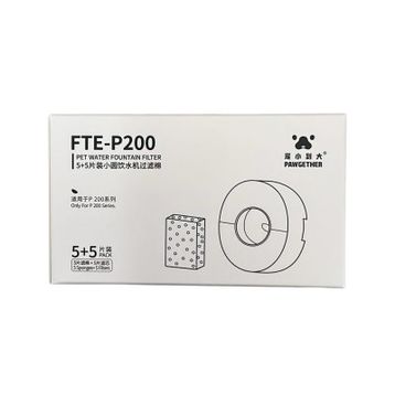Pawgether FTE-P200 Pure 200S 5'li Hazneli Su Kabı için Yedek Filtre Kartuşu