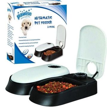 Pawise 11082 2x300 ml Zaman Ayarlı İkili Otomatik Mama Kabı