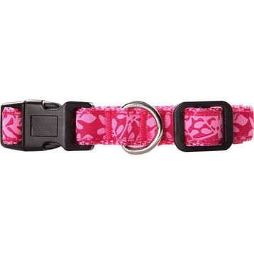 Pawise 15-25 cm-10 mm Pembe Köpek Tasması