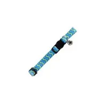 Pawise 20-30 cm 10 mm Yeşil Mavi Zilli Kedi Boyun Tasması