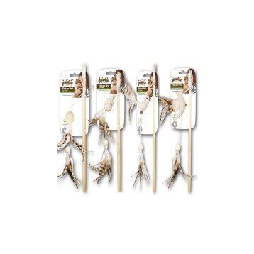 Pawise 35,5x9,5 cm Karışık Motifli Nature First Kedi Oltası