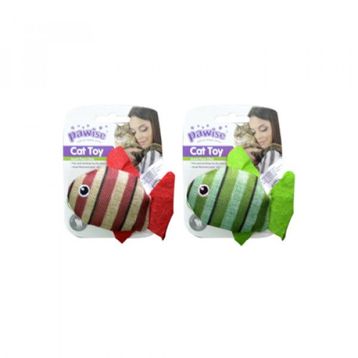 Pawise Striped Cat Toy-Balık Kedi Oyuncağı