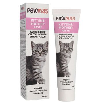 Pawmas Kitten Mother Paste Yavru Bağışıklık Destekleyici 100 gr Kedi Macunu