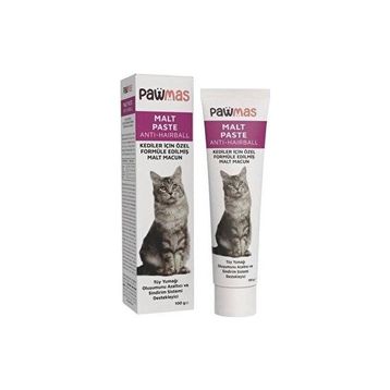 Pawmas Malt Paste Anti-Hairball Tüy Yumağı Kontrol 100 gr Kedi Macunu