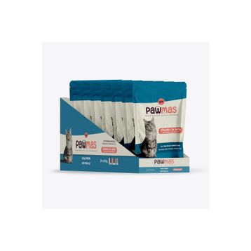 Pawmas Pouch Somonlu 24x85 GR Kısırlaştırılmış Yaş Kedi Maması