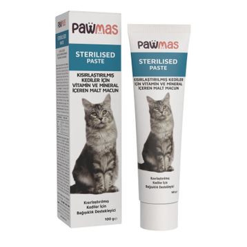 Pawmas Sterilised Kısırlaştırılmış Bağışıklık Destekleyici 100 gr Kedi Macunu