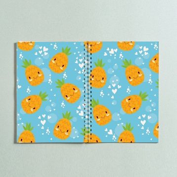 Paytak Moda PYTKDT0248 Ananaa A5 96 Yaprak Çizgisiz Spiralli Defter