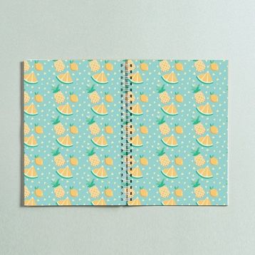 Paytak Moda PYTKDT0253 Desenli A5 96 Yaprak Çizgisiz Spiralli Defter