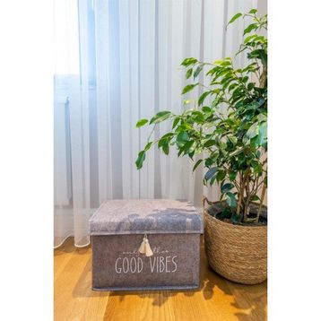 Pazar Kapısı Keçe Kapaklı Gri Çok Amaçli Mini Kutu