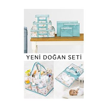 Pazar Kapısı Mavi Baby Alt Bakim Çantasi