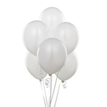 Pazarız 100 Adet Beyaz Balon