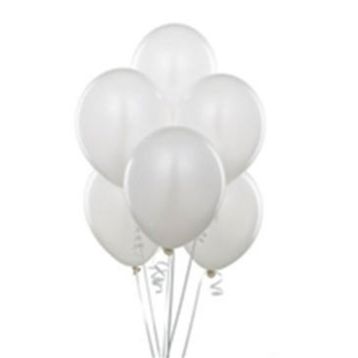 Pazarız 100 Adet Beyaz Balon