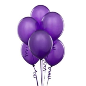 Pazarız 100 Adet Mor Balon