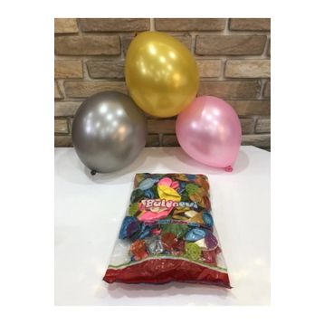 Pazarız 100 Adet Şimdi Parti Zamanı 12 inç 100 Adet Kapalı Ambalaj Balon
