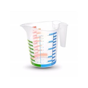 Pazarız 1000 ml Plastik Dereceli Renkli Ölçü Kabı