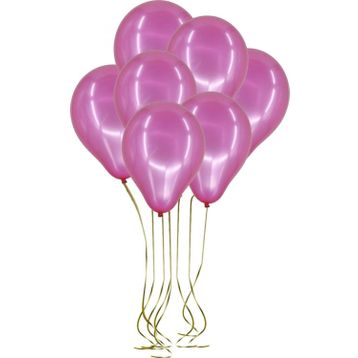 Pazarız 100lü Lateks Metalik Fuşya Balon