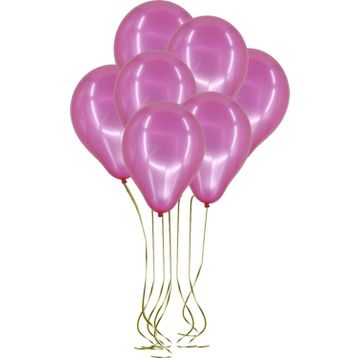 Pazarız 100lü Lateks Metalik Fuşya Balon