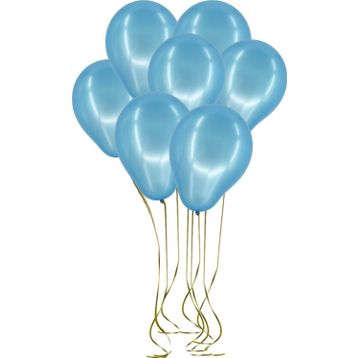 Pazarız 100lü Lateks Metalik Mavi Balon
