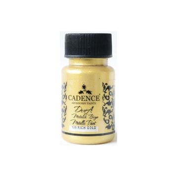 Pazarız 136 Rich Gold 50 ml Cadence Dora Simli Metalik Boya