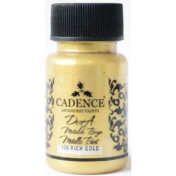 Pazarız 136 Rich Gold 50 ml Cadence Dora Simli Metalik Boya