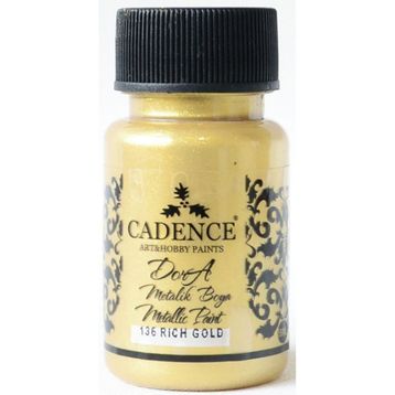 Pazarız 136 Rich Gold 50 ml Cadence Dora Simli Metalik Boya