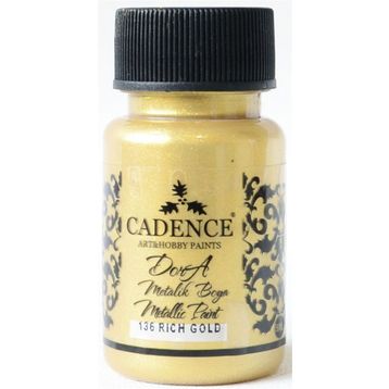 Pazarız 136 Rich Gold 50 ml Cadence Dora Simli Metalik Boya