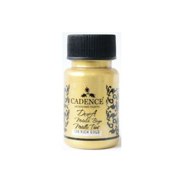 Pazarız 136 Rich Gold 50 ml Cadence Dora Simli Metalik Boya