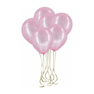 Pazarız 25li Lateks Metalik Pembe Balon