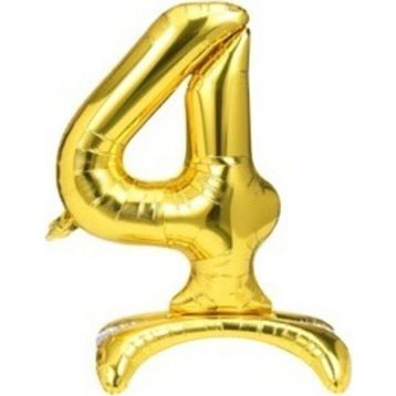 Pazarız 4 Rakamı Ayaklı Folyo Balon