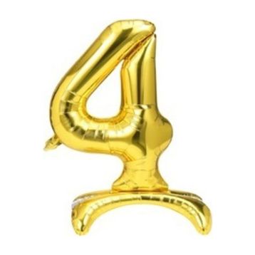 Pazarız 4 Rakamı Ayaklı Folyo Balon