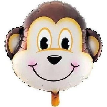 Pazarız 45 cm Doğum Günü Maymun Folyo Parti Balon