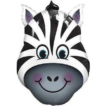 Pazarız 45 cm Doğum Günü Zebra Folyo Parti Balon