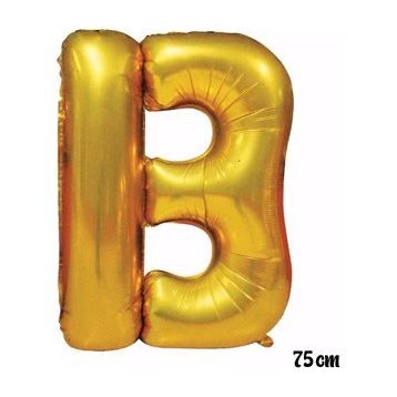Pazarız 75 cm B Harfi Folyo Altın Balon