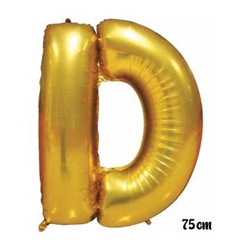 Pazarız 75 cm D Harfi Folyo Altın Balon