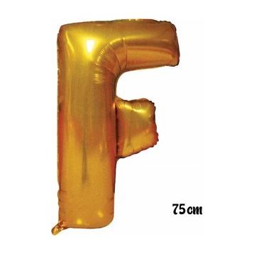Pazarız 75 cm F Harfi Folyo Altın Balon