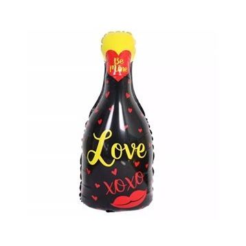 Pazarız 80x40 cm Doğum Günü Love Şişe Folyo Parti Balon