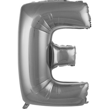 Pazarız Balon E 76 cm Gümüş 34 inç Harf Folyo Balon