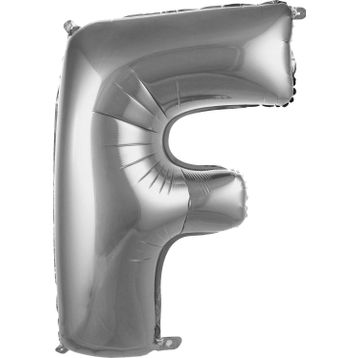 Pazarız Balon F 76 cm Gümüş 34 inç Harf Folyo Balon