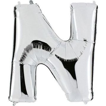 Pazarız Balon Parti N Gümüş 102 cm Harf Folyo Balon
