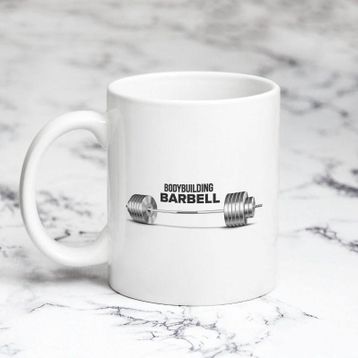 Pazarız Barbell Desenli Kupa
