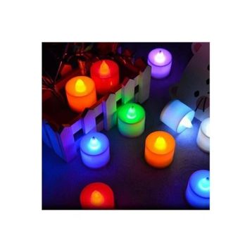 Pazarız Beyaz Mini Led Mum