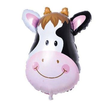 Pazarız Folyo Doğum Günü Parti 45 cm İnek Balon
