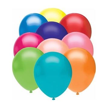 Pazarız Karışık Baskısız 100'lü 12 inç Pastel Balon